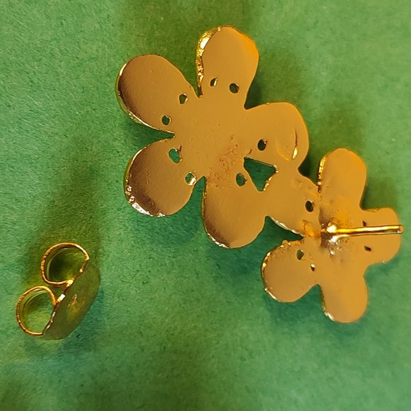 Jewelry made by hand Gold Plated 24 K. Silver 950, Morralla Emeral and Berillium - Picture 10 of 11